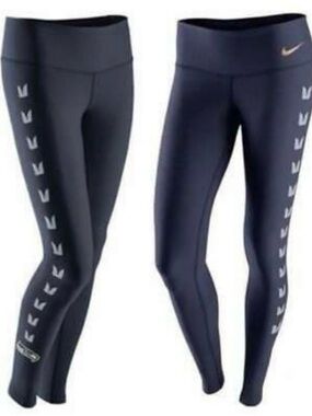 SEATTLE SEAHAWKS Nike Women’s Navy Logo Leggings Size Small